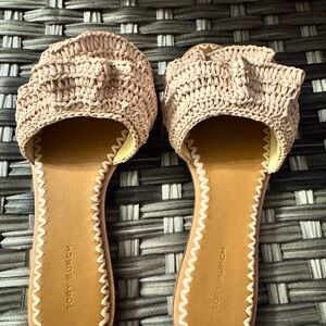 Tory Burch Women's Tan Woven Sandals